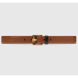 AUTHENTIC Gucci GG Marmont Thin Belt With Dust Bag and Authentication Letter Women main image 3